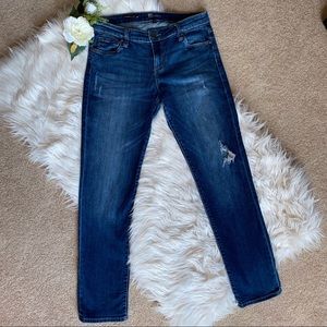 Kut from the Kloth Distressed Jeans Boyfriend Cut